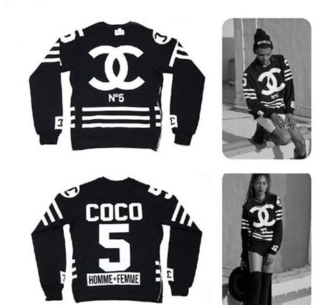 mens coco chanel jumper|chanel leather cardigan.